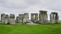 Stonehenge circle with no people, close up