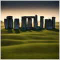 Stonehenge in england, AI-generatet