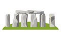 Stonehenge england landmark design vector illustration