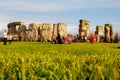 Stonehenge on the eve of the Summer Solstice