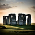 Stonehenge in england, AI-generatet