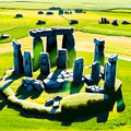 Stonehenge in england, AI-generatet