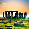 Stonehenge in england, AI-generatet