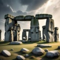 Stonehenge in england, AI-generatet