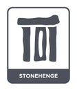 stonehenge icon in trendy design style. stonehenge icon isolated on white background. stonehenge vector icon simple and modern