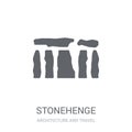 Stonehenge icon. Trendy Stonehenge logo concept on white background from Architecture and Travel collection