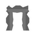 Stonehenge icon vector isolated on white background, Stonehenge sign , ancient history symbols