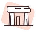 Stonehenge, icon Royalty Free Stock Photo