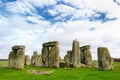 Stonehenge, one of the wonders of the world and the best-known prehistoric monument in Europe, located in Wiltshire, England Royalty Free Stock Photo