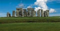 Stonehenge panorama Royalty Free Stock Photo