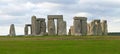 Stonehenge panorama Royalty Free Stock Photo