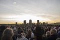 The Cromlech of Stonehenge Summer solstice Royalty Free Stock Photo