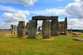 Stonehenge is a prehistoric monument on Salisbury Plain in Wiltshire.