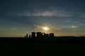 Stonehenge Silhouette Royalty Free Stock Photo