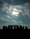 Stonehenge in Silhouette