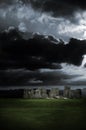 Stonehenge storm