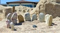 Stonehenge-style sand castles