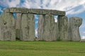 Stonehenge under a blue sky, England Royalty Free Stock Photo