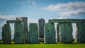 Stonehenge UNESCO Heritage in the UK close up photo Royalty Free Stock Photo