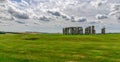 A lonely view of Stonehenge