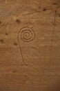 Stonemason marks in a Cistercian monastery. Similar to Dreamstime logo.