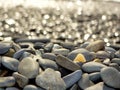 Stones against the sea Royalty Free Stock Photo