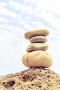 Stones balance inspiration wellness concept Royalty Free Stock Photo