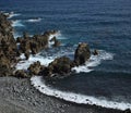 Stones beach, coast of Arucas, Gran Canaria