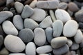 Stones on the beach, grey stones, many stones Royalty Free Stock Photo