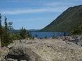 Stones between the bottom and average lake Mult 5