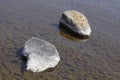 Stones in clear water - zen concept