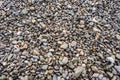 Stones Coast. Stone beach Background, texture Royalty Free Stock Photo
