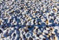 Stones covered by fresh snow Royalty Free Stock Photo