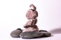 Stones in equilibrium is a form of artistic expression consisting in the creation of compositions made with stones balanced