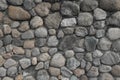 Stones grey cobblestones cement wall solid texture background rough street