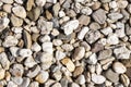 Stones on the ground. Rock background. Ground and stones. Rocky soil. Stone background. Natural