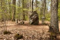 Stones in the Hinkelstein monument in Germany