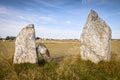 Standing Stones, Lagatjar, Camaret-sur-Mer, Brittany, France Royalty Free Stock Photo