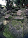 stones of Majapahit ruins Royalty Free Stock Photo