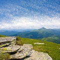 Stones in mountains