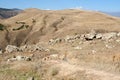 Stones and mountains in Karahunj. Armenia landmark.