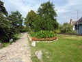 Stones path in Rusne island, Lithuania