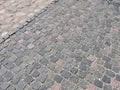 Stones pavement texture Royalty Free Stock Photo