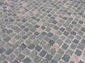 Stones pavement texture Royalty Free Stock Photo