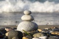 Stones and pebbles stack, harmony and balance Royalty Free Stock Photo