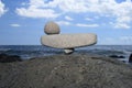 Stones in perfect balance Royalty Free Stock Photo