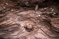 Stones piled in Cathdral Gulch