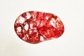Stones red crystals Royalty Free Stock Photo