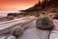 Otter cliffs coast, Acadia National Park, Maine, USA Royalty Free Stock Photo