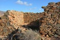 Stones of the ruins. Stone wall, Spain